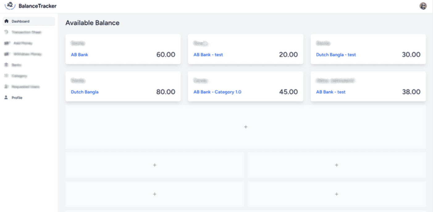 BalanceTracker (A personal finance app)