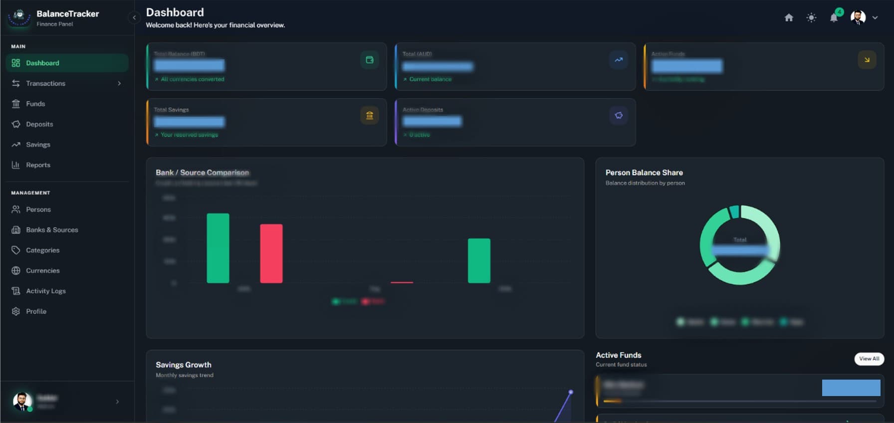 BalanceTracker New Version (A Personal Finance App)