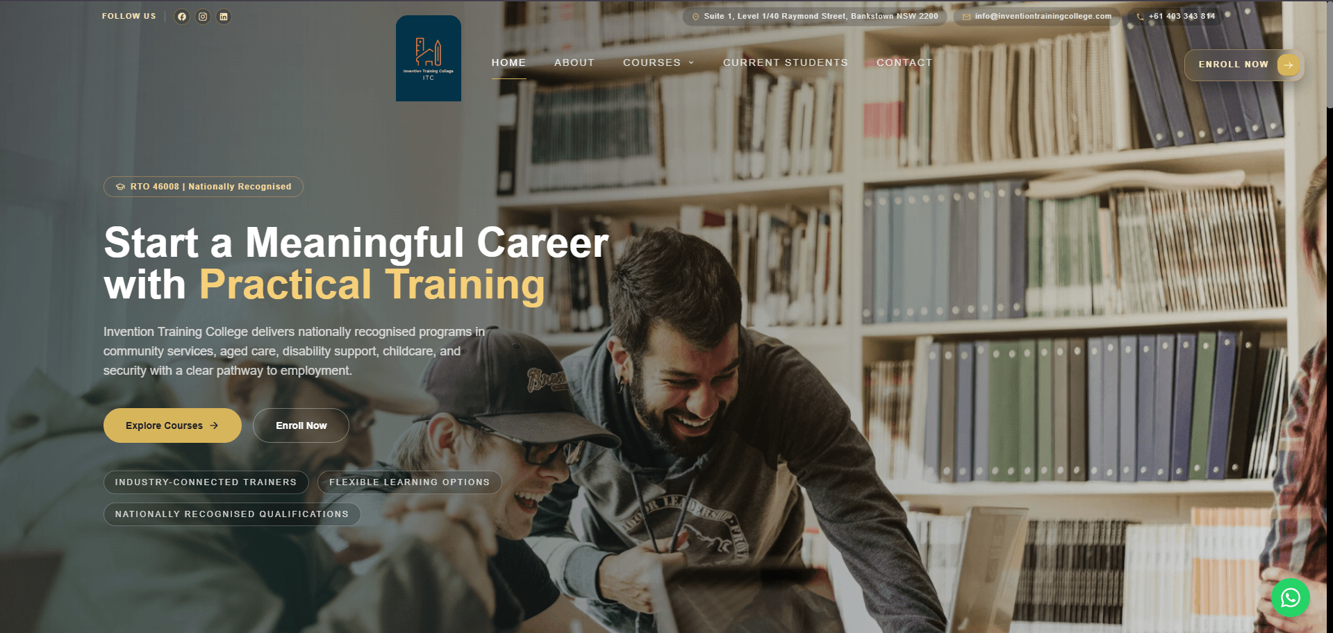 Invention Training College (Australian Training College)