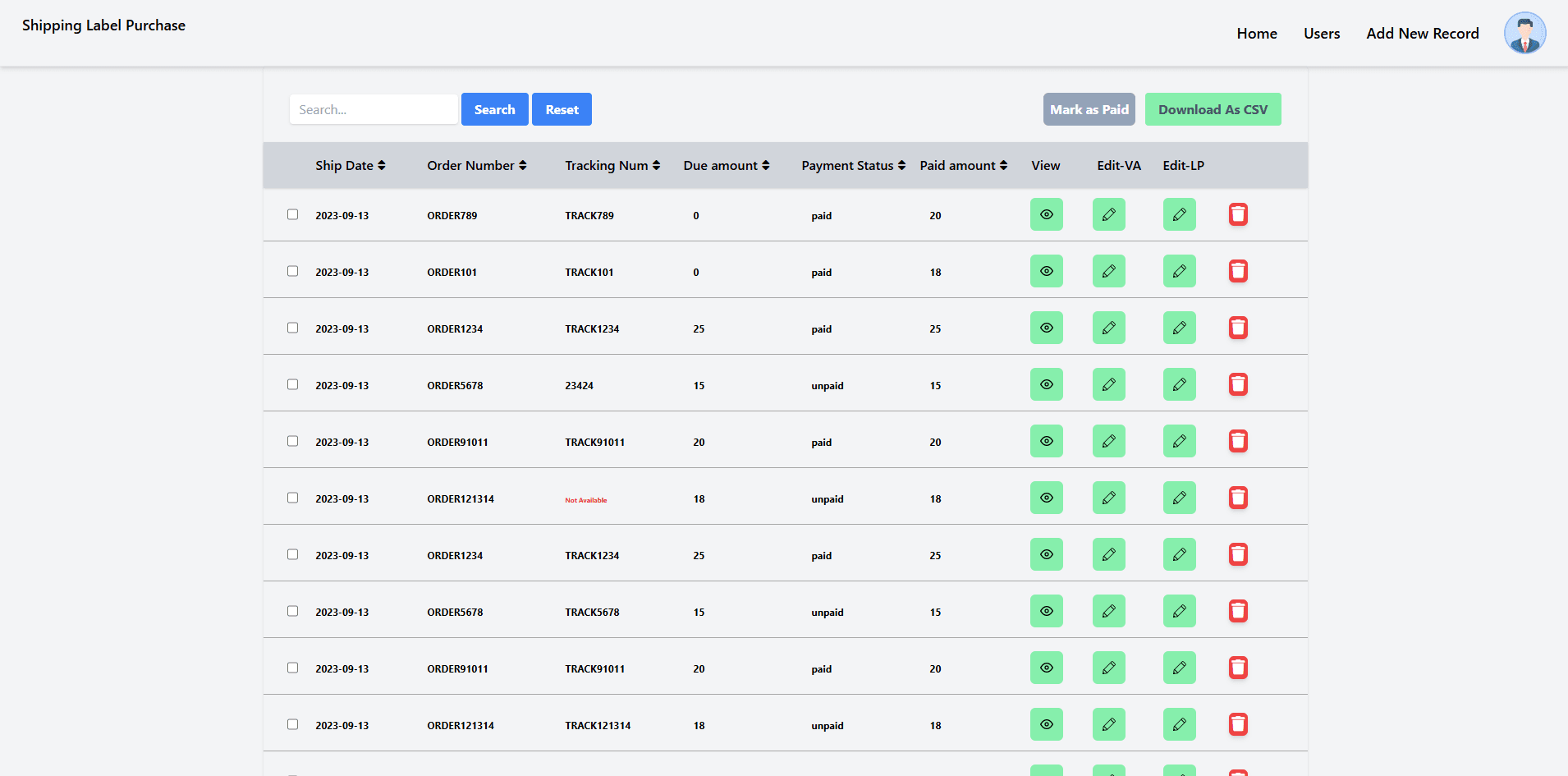 Shipping Level Purchase (A Shipping Management System)